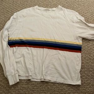 John galt  stripe long sleeve tee brandy Melville